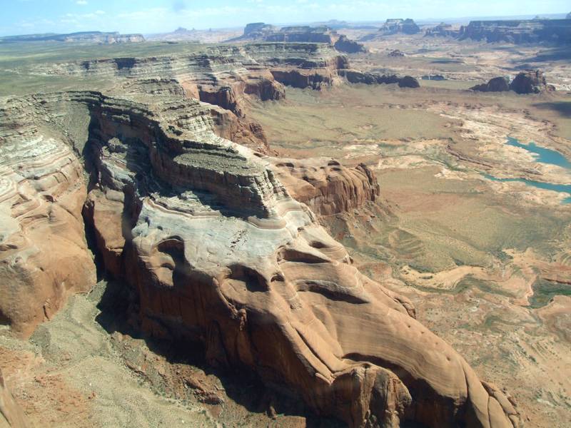 098 Arizona - survol du Lake Powell